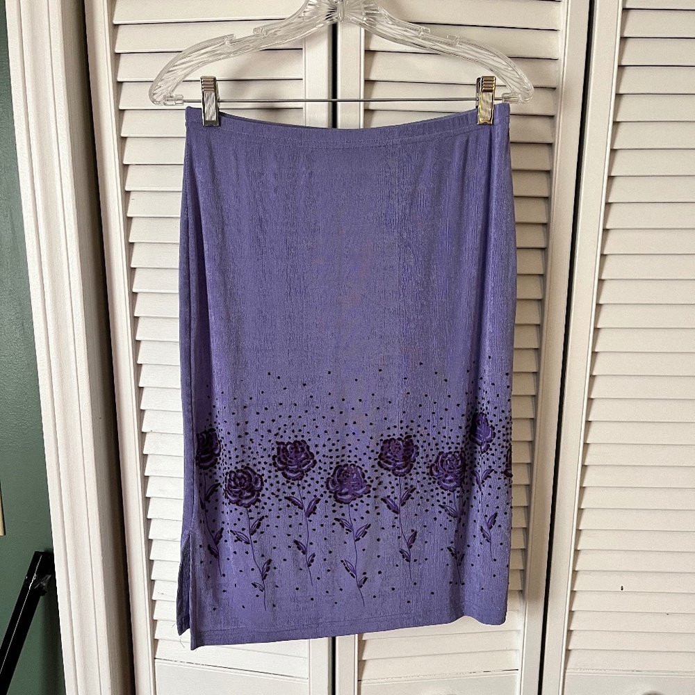 Authentically Vintage 90's Beaded Midi Skirt